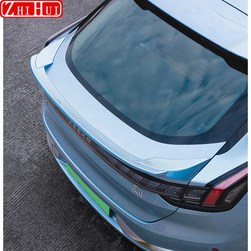 For Zeekr 001 2021-2024 Car Styling Tailfin Decorative Wing Appearance Spoiler Surround Original Facroty Auto Accessories