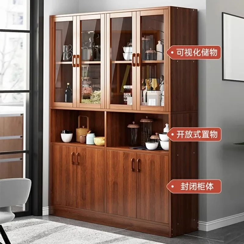 Side cabinet integrated against the wall Living room locker Household cabinet Locker Cupboard Kitchen cabinet Rural kitchen