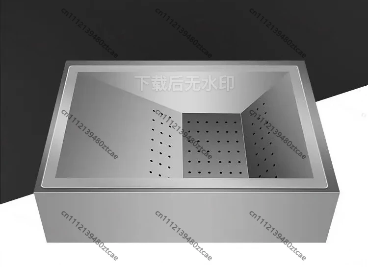 French Fries Workstation, French Fry Station with Slot Box, Burger Shop Control Console, Oil Filter Station