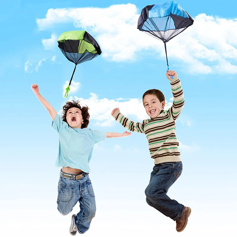 Ensemble de Lancer de Parachute pour Enfant, Jouets Volants d'Extérieur, avec Figurine de Soldat, dehors, Jeu Amusant, 5 Pièces