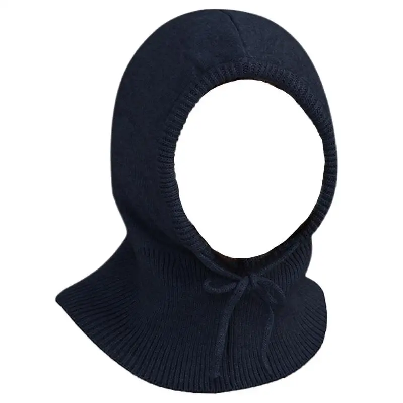 Gorro de malha para mulheres com capuz de malha quente cachecol chapéu confortável ajuste babador chapéu quente para ciclismo esqui caminhadas montanhismo