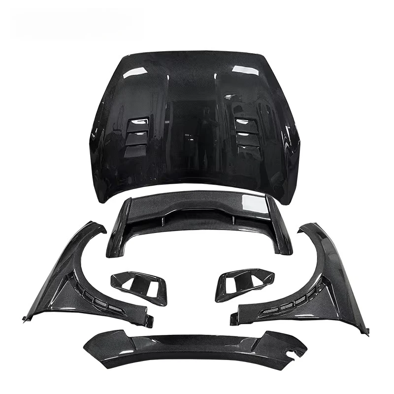 RS Style Rear Body Kit for Ford Focus 2015-2017 Front Bonnet for Ford Focus RS Mk3 Carbon Fiber