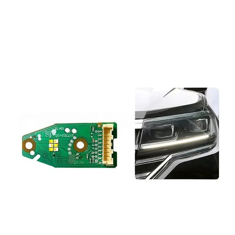 A80X-White Light Source PCB Board 1Pair Front LED Daytime Running Light Chip Board For VW Touareg 2019-2024 Turn Signal Light