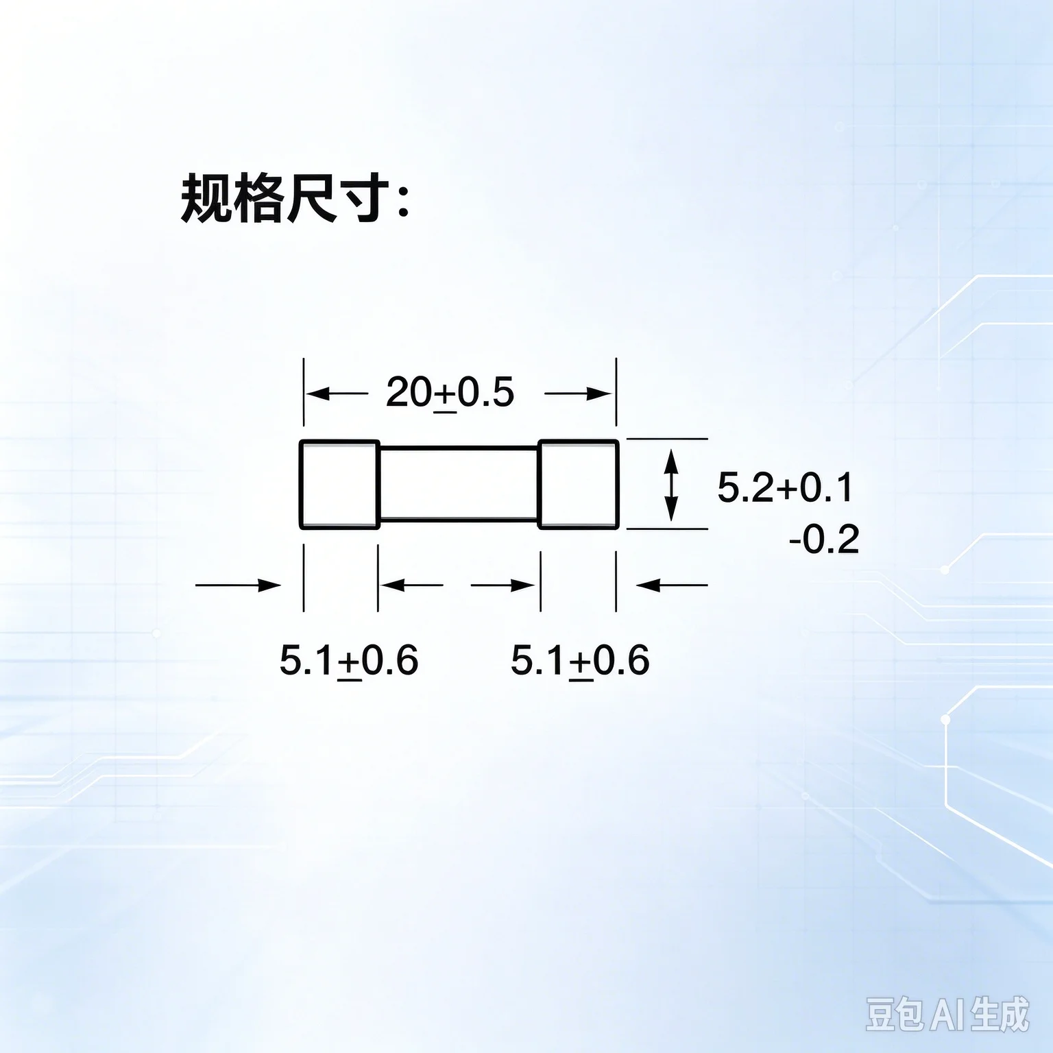 100pcs for 021806.3MXP 5*20mm T6.3A 250V Time‑Delay Glass Fuse T6.3AL250VP