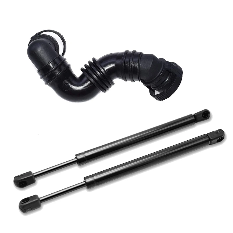 

Car Rear Tailgate Trunk Gas Struts Support Lift Bar With Crankcase Breather Vent Hose 06F103212D