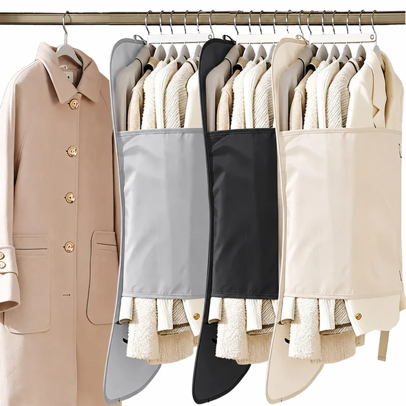 Jackets Coats Compression Board Pants Fabric Panel Board Closet Compressed Hanging Bag Clothing Dust Cover Space Saver Organizer