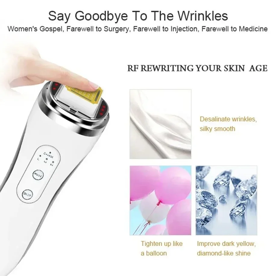 Rf de alta frequência cuidados faciais radiofrequência máquina de levantamento de beleza facial dispositivo matriz de pontos remoção de rugas aperto da pele