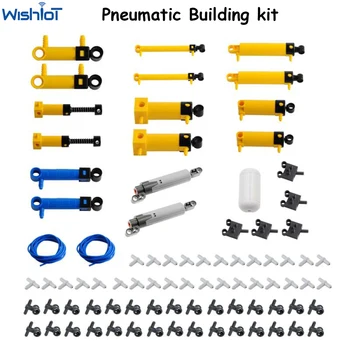 MOC Technic Hose Air Pump Tank Push Rod Plunger Switch Piston Compatible with legopneumatic pneumatic parts 9641 42043 47225 61904