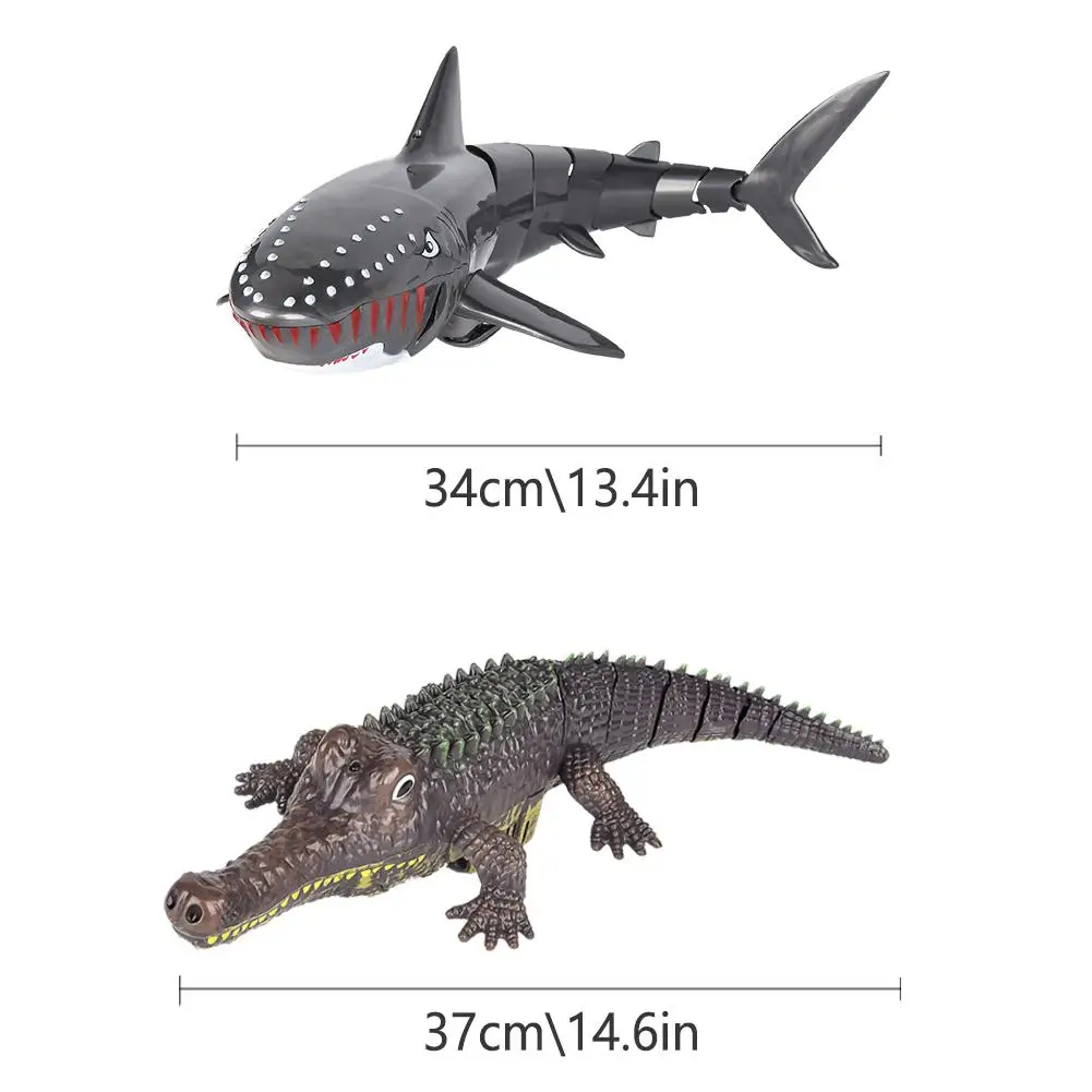 360 ° ของเล่นฉลามของเล่นแบบ J2M9กันน้ำ, ชิงช้าควบคุมระยะไกลแบบไร้สายสำหรับเด็กควบคุมด้วยรีโมท