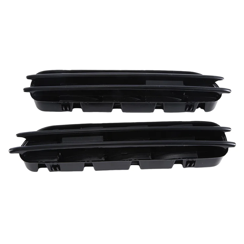 

A73X-1Pair Car Fender Side Panel Grilles Vents Accessories For BMW 5 Series E60 M5 Left & Righ 51137896849 51137896850 Bright Bl