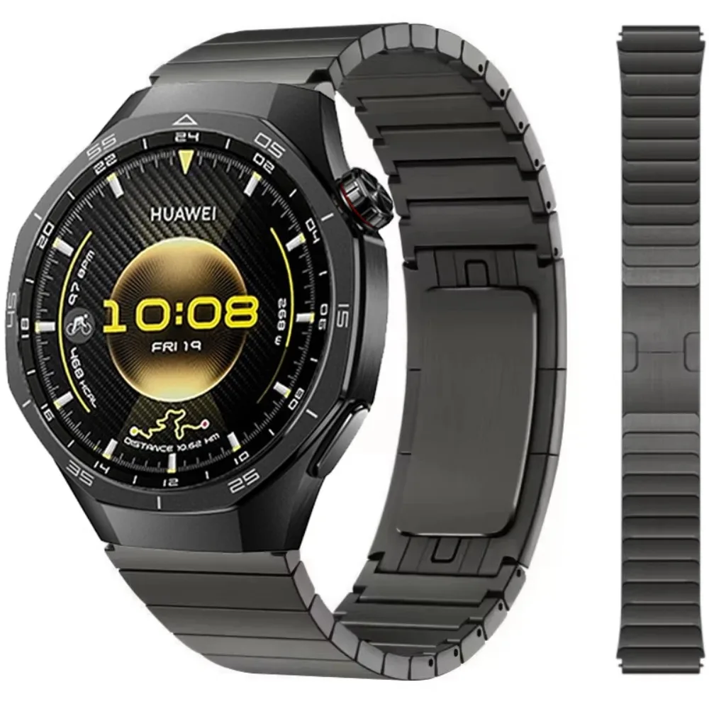 22mm Metal Strap for Huawei Watch 5/4/GT6 Pro/GT5 Pro/GT5/GT4/3 Pro 46mm Luxury Replacement Wristband for Garmin 970 965 955 265