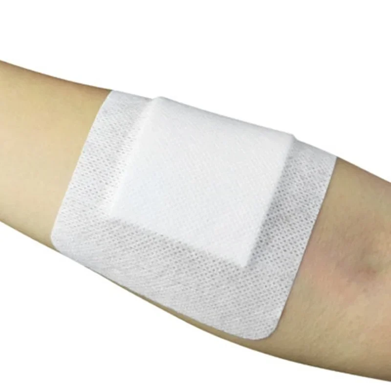 12/25 Uds 6x7/10cm vendaje autoadhesivo transpirable para heridas tirita vendaje para heridas grandes primeros auxilios hemostasia para heridas