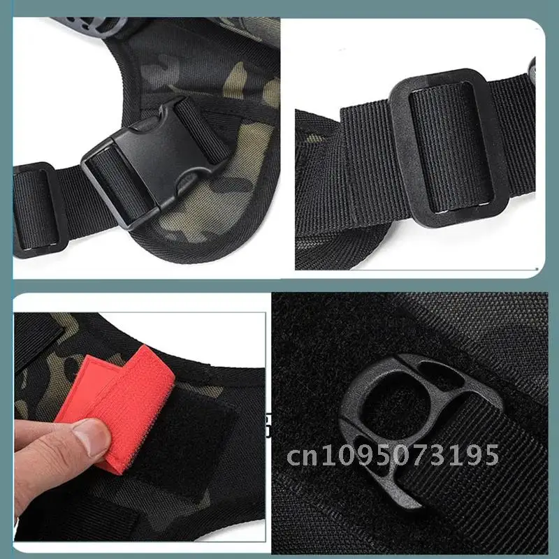 Новый тактический рюкзак для собак, военная сумка для собак, жилет для средних и больших собак, уличные прогулки, походы, рюкзаки для корма для собак