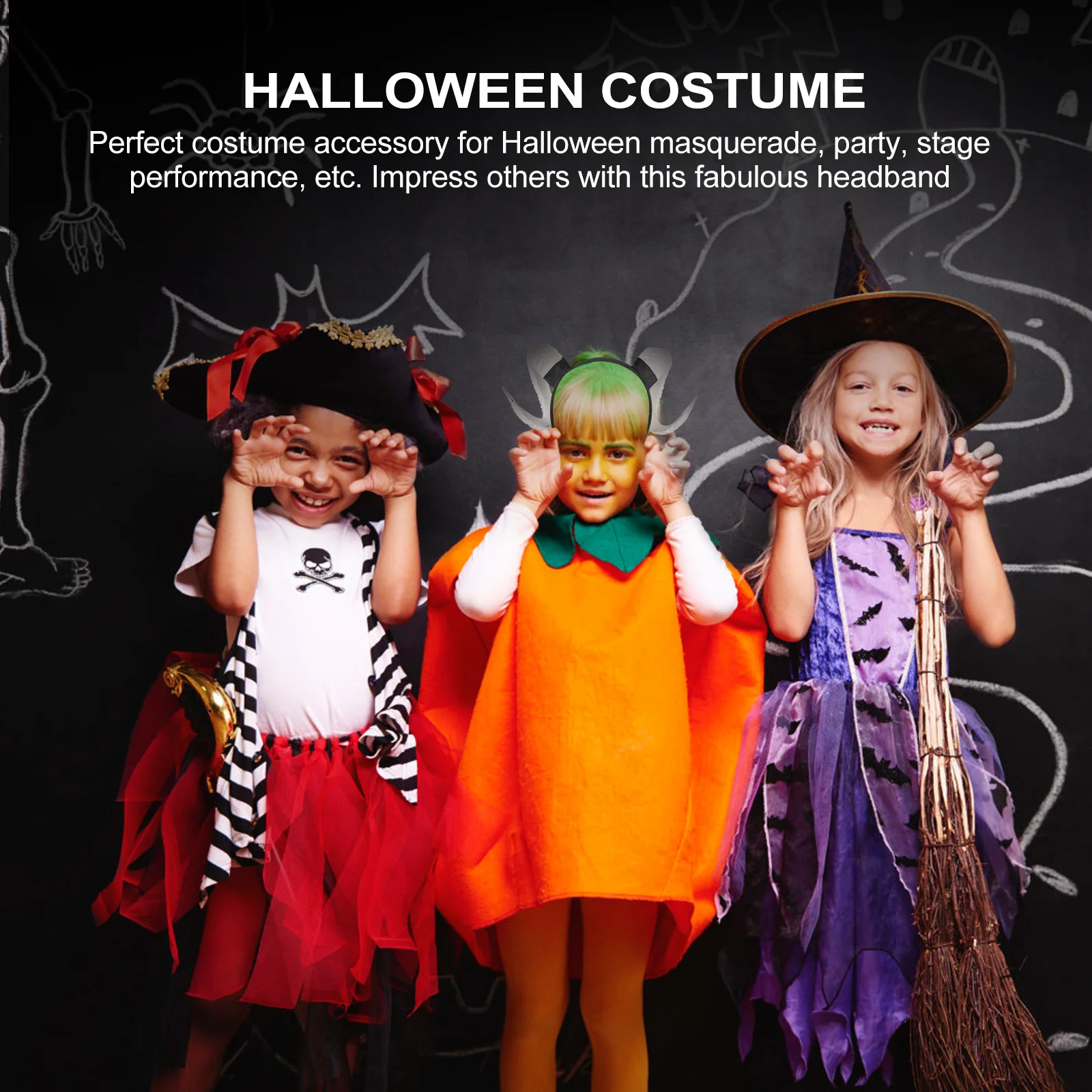 

1pc Sheep Horn Headband Halloween Cosplay Props Simulation Horn Hair Hoop For Party Masquerade Festival Costume Accessory