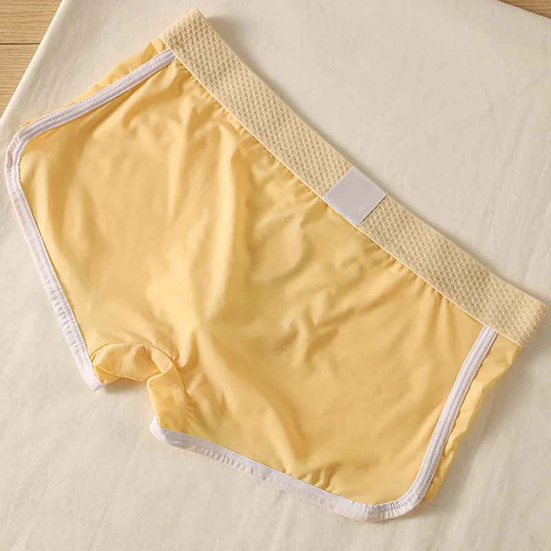 メンズ抗菌ボクサー,通気性下着,ソフトパンツ,シームレスショーツ,快適なuポーチモーダルパンティー,セクシー