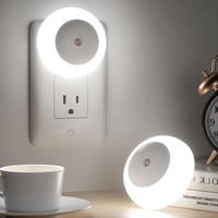 LED Smart Sensor Night Light EU/US/UK Plug Night Lamp For Childrens Bedroom Hallway Stair Kitchen Energy Saving Indoor Lighting