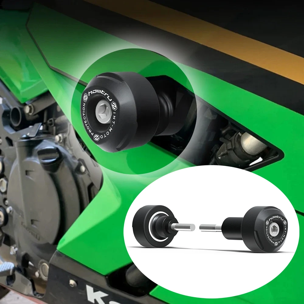 

Crash Bobbins Protector Slider Falling Protection Engine Frame Crash Pad For Kawasaki Ninja650 Urban Tourer Performance 17-23