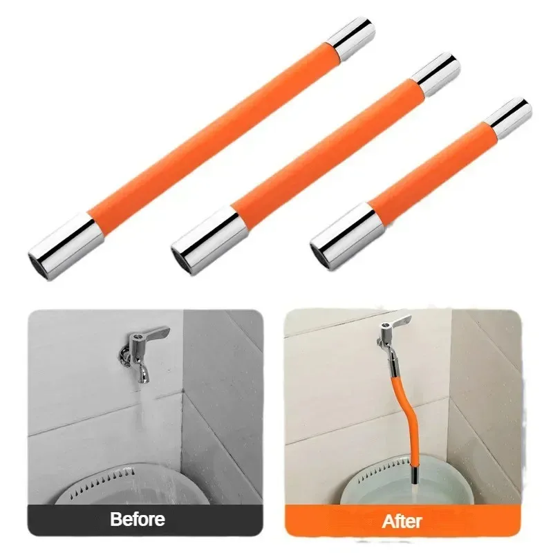 Prolunga per rubinetto da cucina universale 360 ° Tubo flessibile rotante in silicone per rubinetto dell'acqua per lavabo da bagno