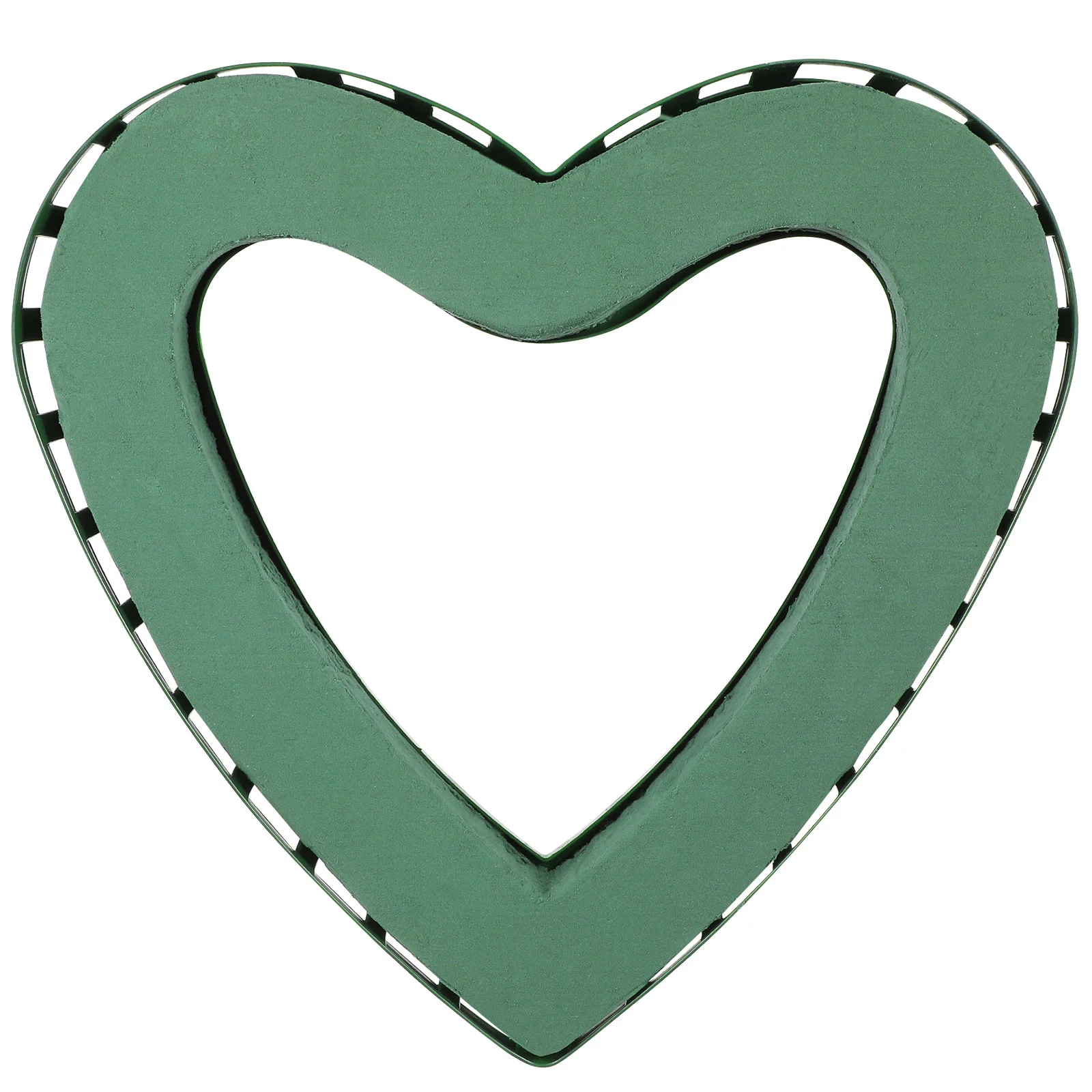 Support professionnel de fleur de cadre de coeur de voiture de mariage, support de plante T1, accessoire en plastique décoratif, panier vert de mariée