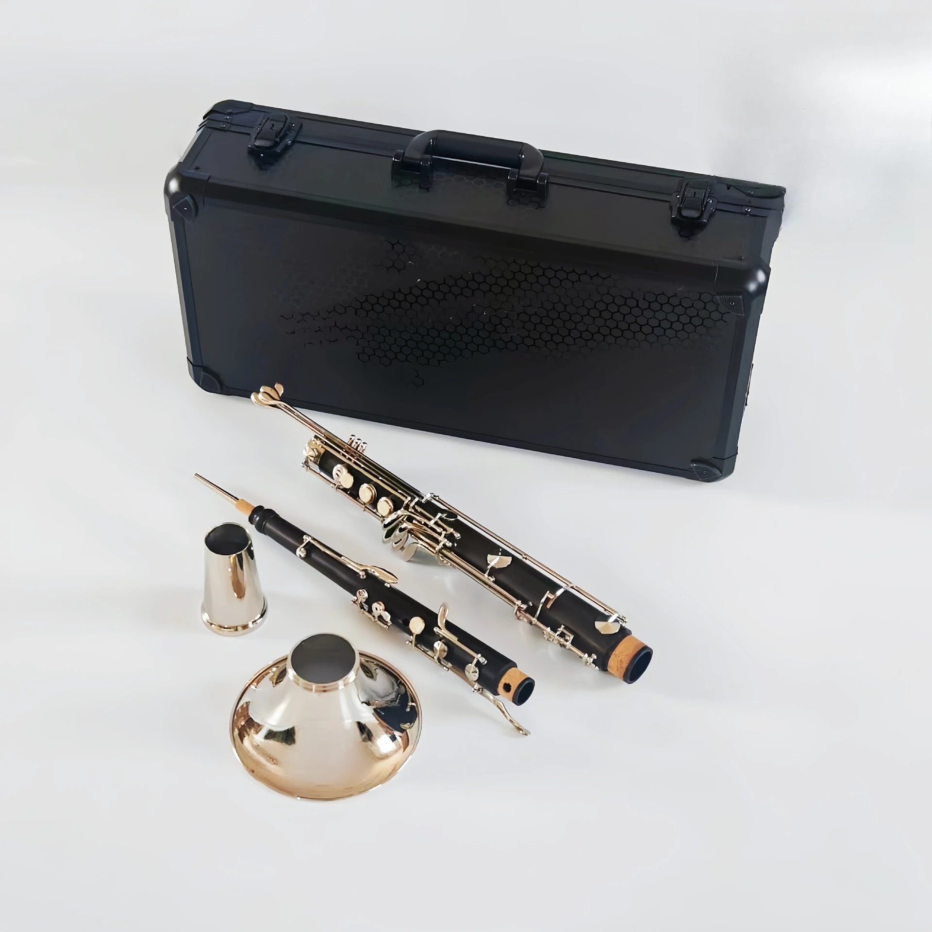 Professional Alto Suona, Ebony Wood, Silver Plated Keys, Traditional Chinese Wind Instrument, High Quality Sound, 100% Handmade
