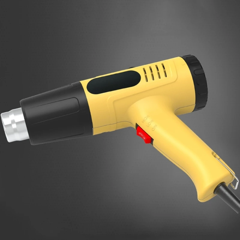 Heating Guns 2000W Variable Temperature Control 300℃ 600℃ Fast Heating Hot Air Guns Nozzles for Crafts Shrink Tubing