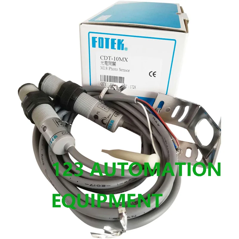 Autentyczny nowy FOTEK CDT-6MX-V 10MX 10MXB cylindryczny przełącznik fotoelektryczny czujnik typu korelation