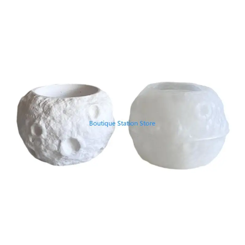 

Y55F Versatile Silicone Mould for Moon Holders Artistics Home Accent
