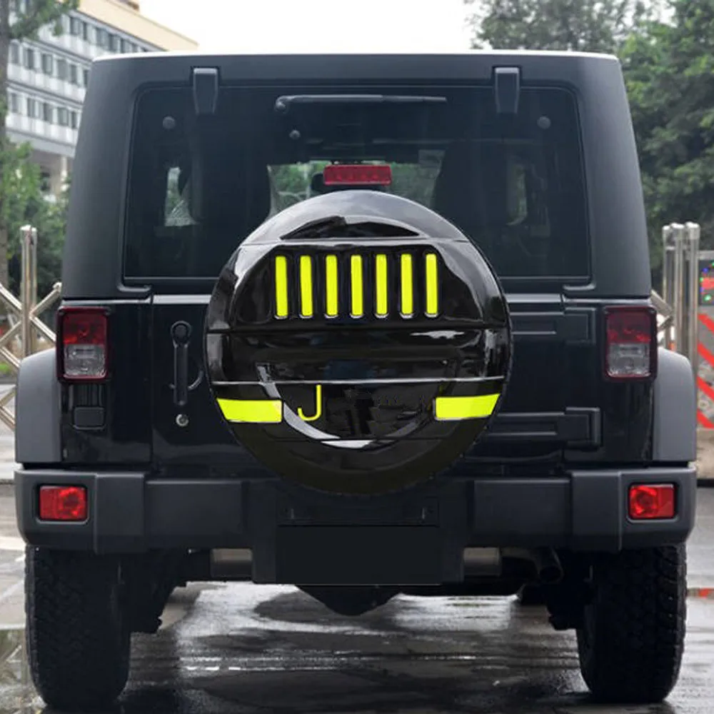 Car Spare Tire Cover Full Package Tailgate Tire Cover For Jeep Wrangler Sahara Robin JK JL 2007-2022 Car Modified Accessories