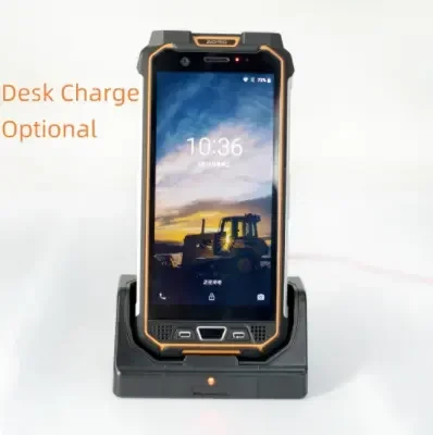 Aoro M5 Dmr Uhf atau Vhf Talkie Walkie Ponsel Pintar dengan Pelacakan GPS Ip68 3G 4G Casing Ponsel Kasar Walkie Talkie