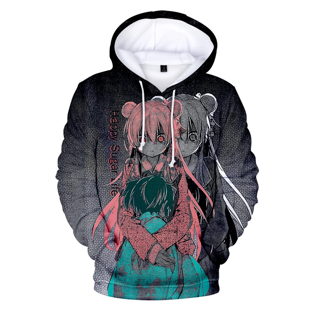 Happy Sugar Life Merch Kawaii Hoodie Men/Women Casual Harajuku Style Long Sleeve Sweatshirt Clothes