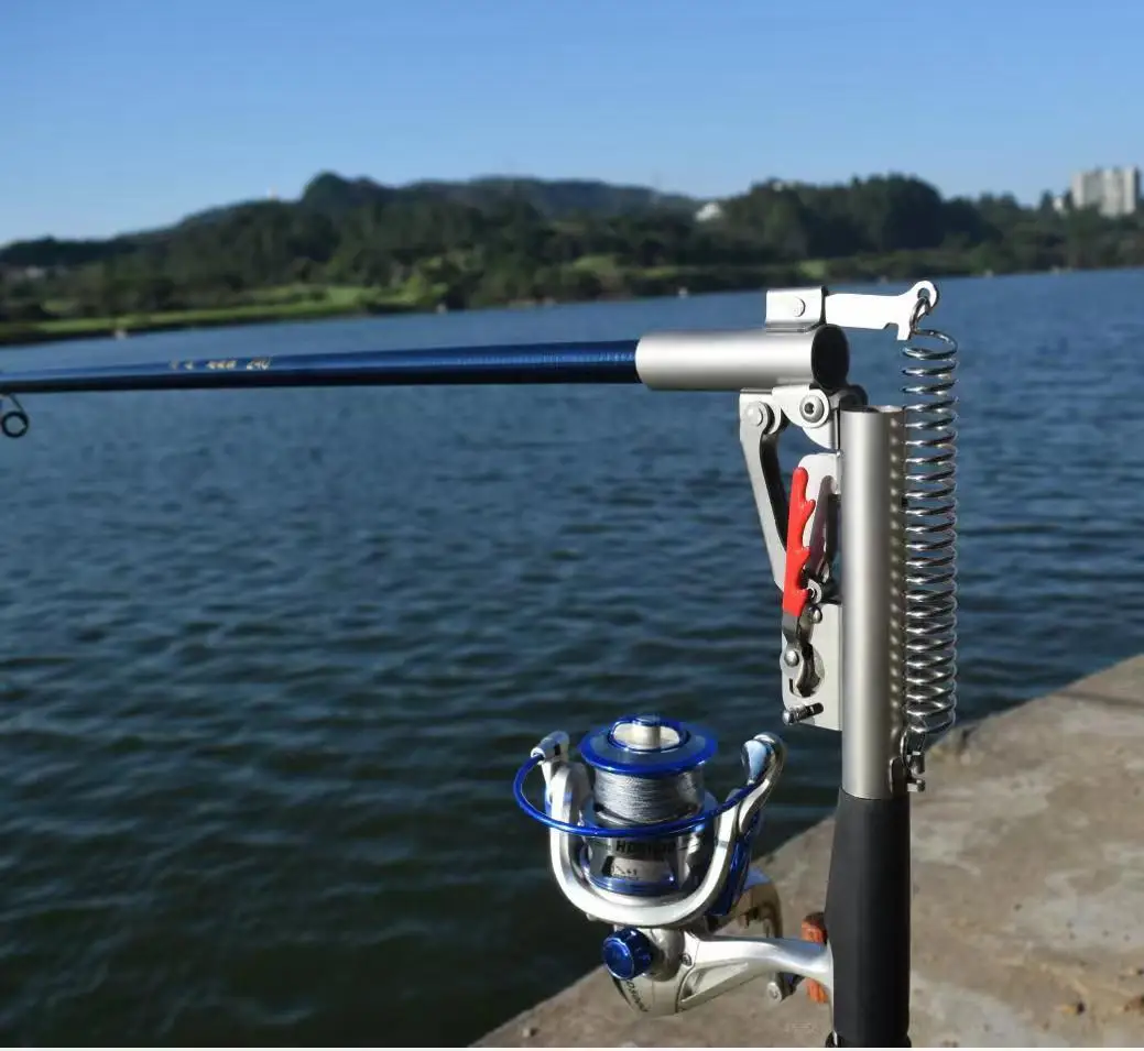 Free shipping!Creative Sensitivity Automatic Fishing FRP Sea Rod Spring Rod Sea Fishing Rod (Without the Reel 2.1M/2.4M) image 5