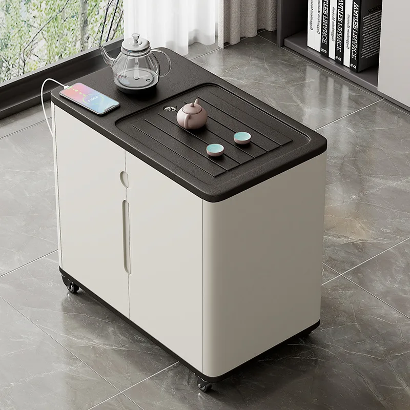 Household Mobile Tea Table, Small Cart, Integrated Kettle, Fire Stone, Intelligent Kung Fu  Table,  Table,  Cabinet