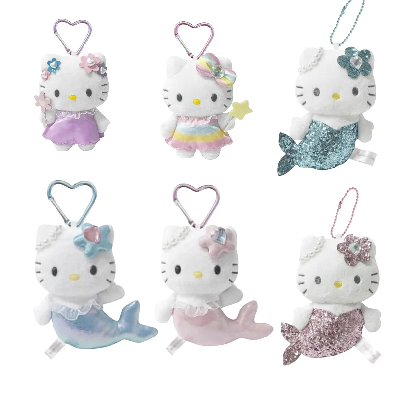 

2026 New Sanrio NIC Unicorn Mermaid Plush Pendant | Heiseic Long Legs Stuffed Doll | Cute Kuromi Melody Accessories For Girls