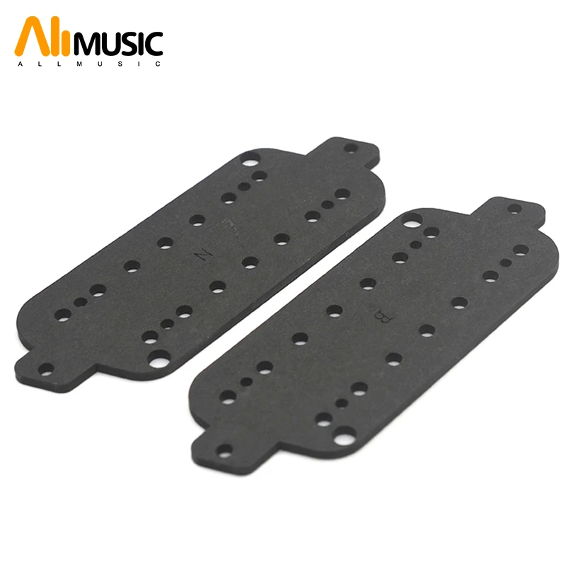 

20Pcs 6/7 String Fan Fret Pickup Fiber Baseplate N-50/B-52 N-9.62/B-10.4 Incline 15/24 Degree Black