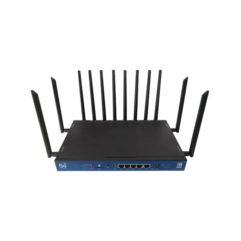 High End 5G+WIFI6 Enterprise Router IPQ8072 3600Mbps Mesh Wifi6 Dual-Band Gigabit High Speed 1.2Gbps IPQ CPU Wireless 5G Router