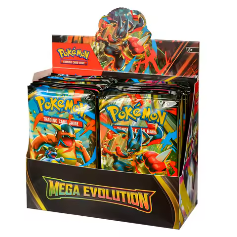 360Pcs English Pok&eacute;mon TCG: Mega Evolution Phantasmal Flames Booster Box Pokemon trade card 36 Pack Box gift