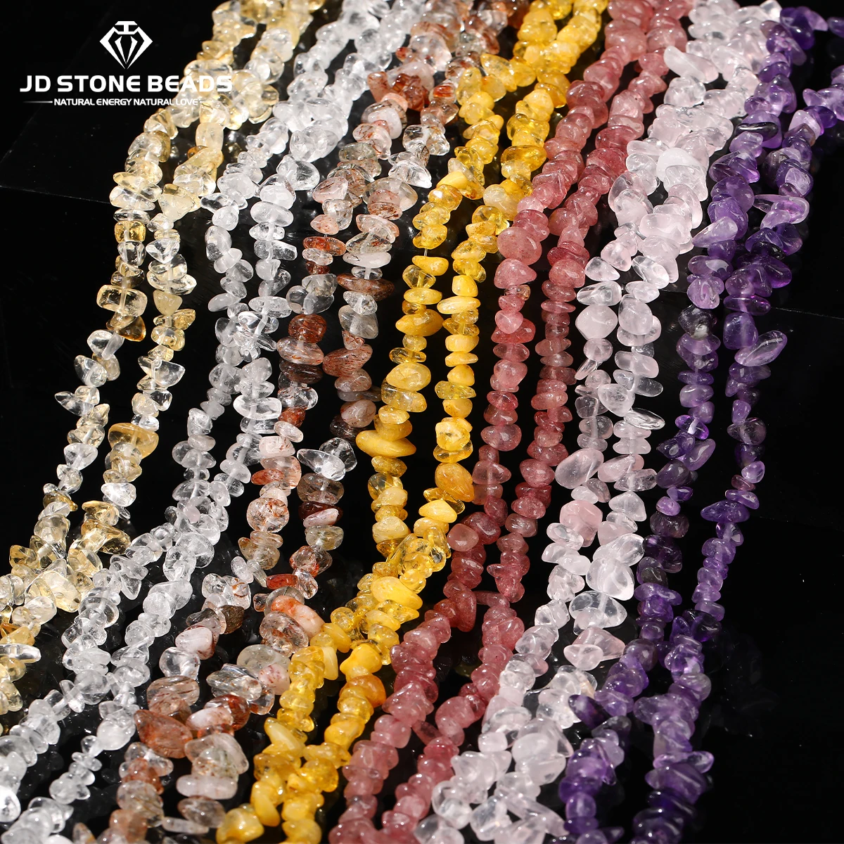 

32 Inch Natural Chips Stone Beads Irregular Gravel Crystal Quartz Beads For Jewelry Making DIY Bracelet Necklace Accessories