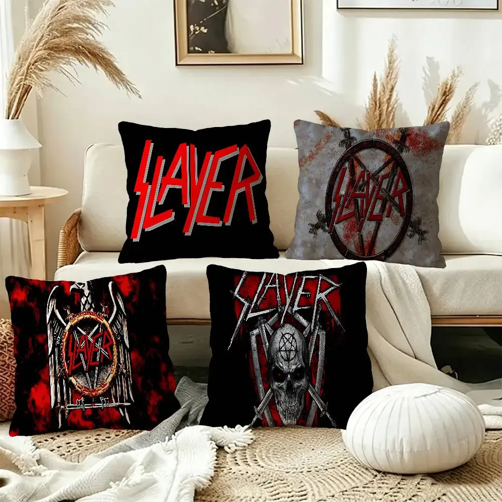 S-Slayers Band 45*45cm Cushion Cover Pillow Cover Decor Pillowcase Home Pillowcase for Couch Pillow
