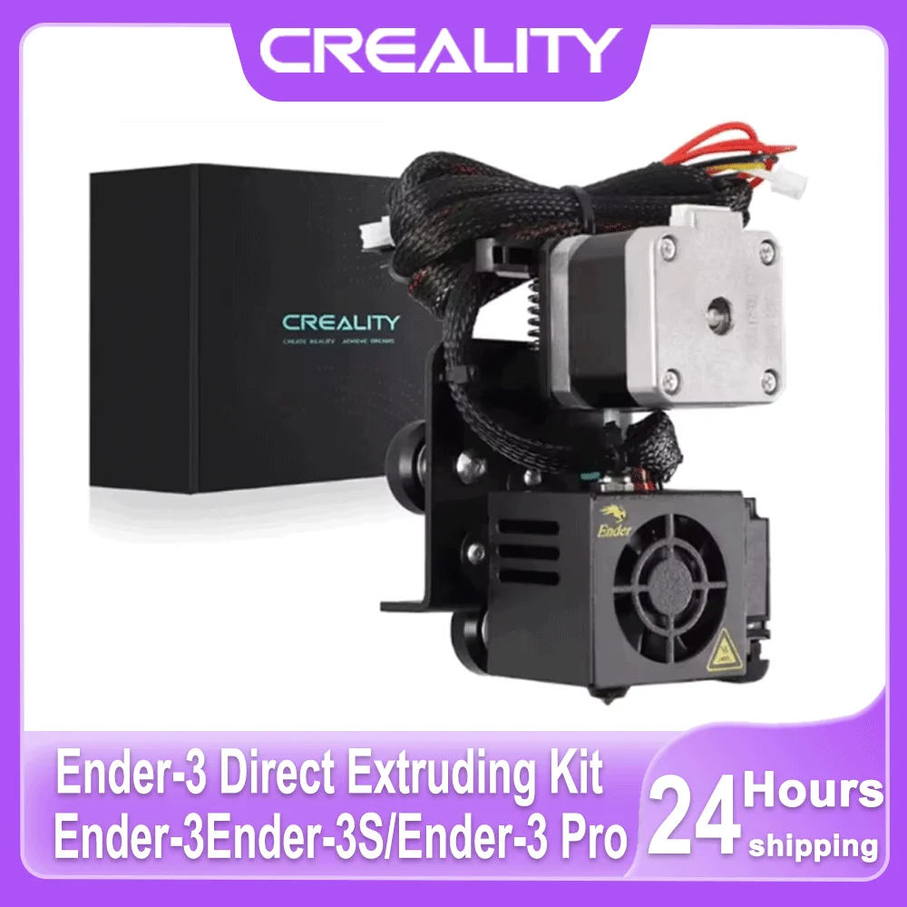 

CREALITY Ender 3 Direct Drive Extruder for Ender 3 / Ender-3 Pro Upgraded 42-40 Stepper Motor Hotend Kit 1.75mm Fan Cables