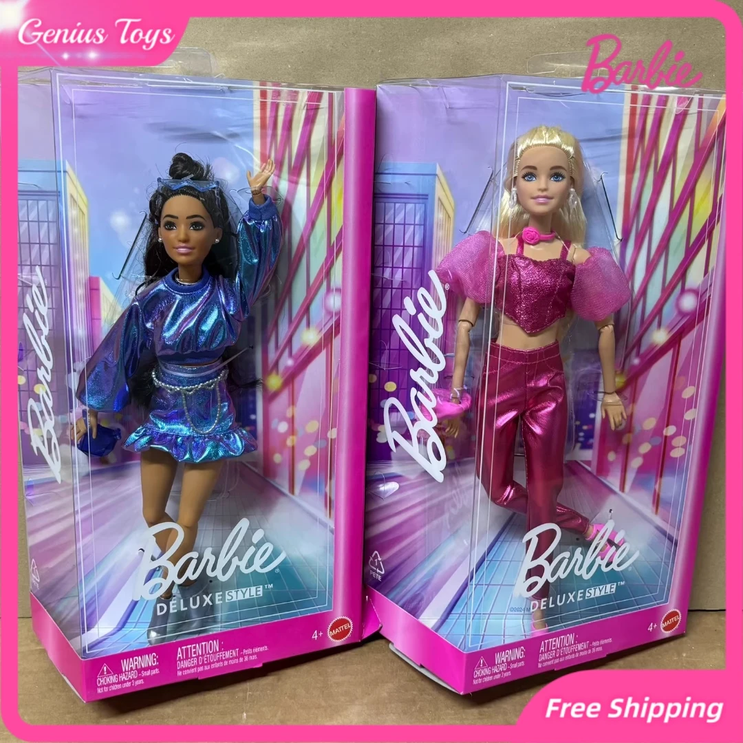 

Барби Делюкс Стиль Метрополитен Милая Кукла Серия Шикарный Розовый Уличный Модный Набор Современная Городская Життя Коллекционный Подарок для Девочек
