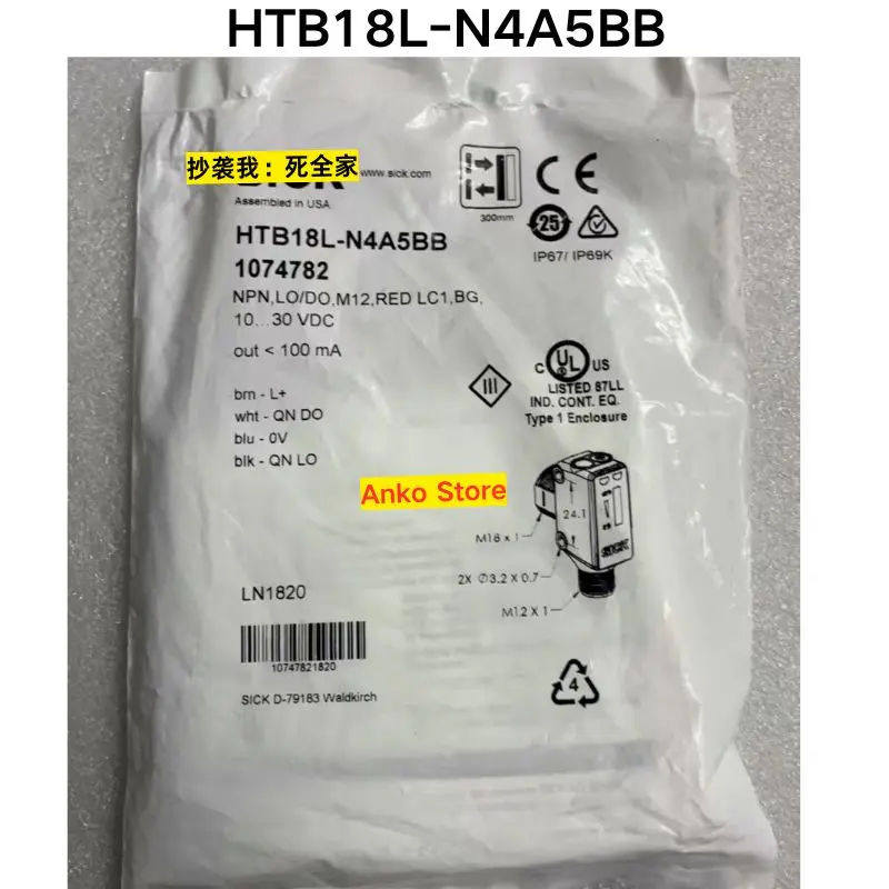 

Совершенно новый датчик фотоэлектрического переключателя HTB18L-N4A5BB.