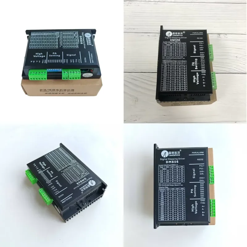 DM856 Digital Stepper 5.6A 20-80VDC 2 Phase for NEMA 23 NEMA 34 Stepper Motor CNC Milling Machine Controller Parts DM 856 PLC