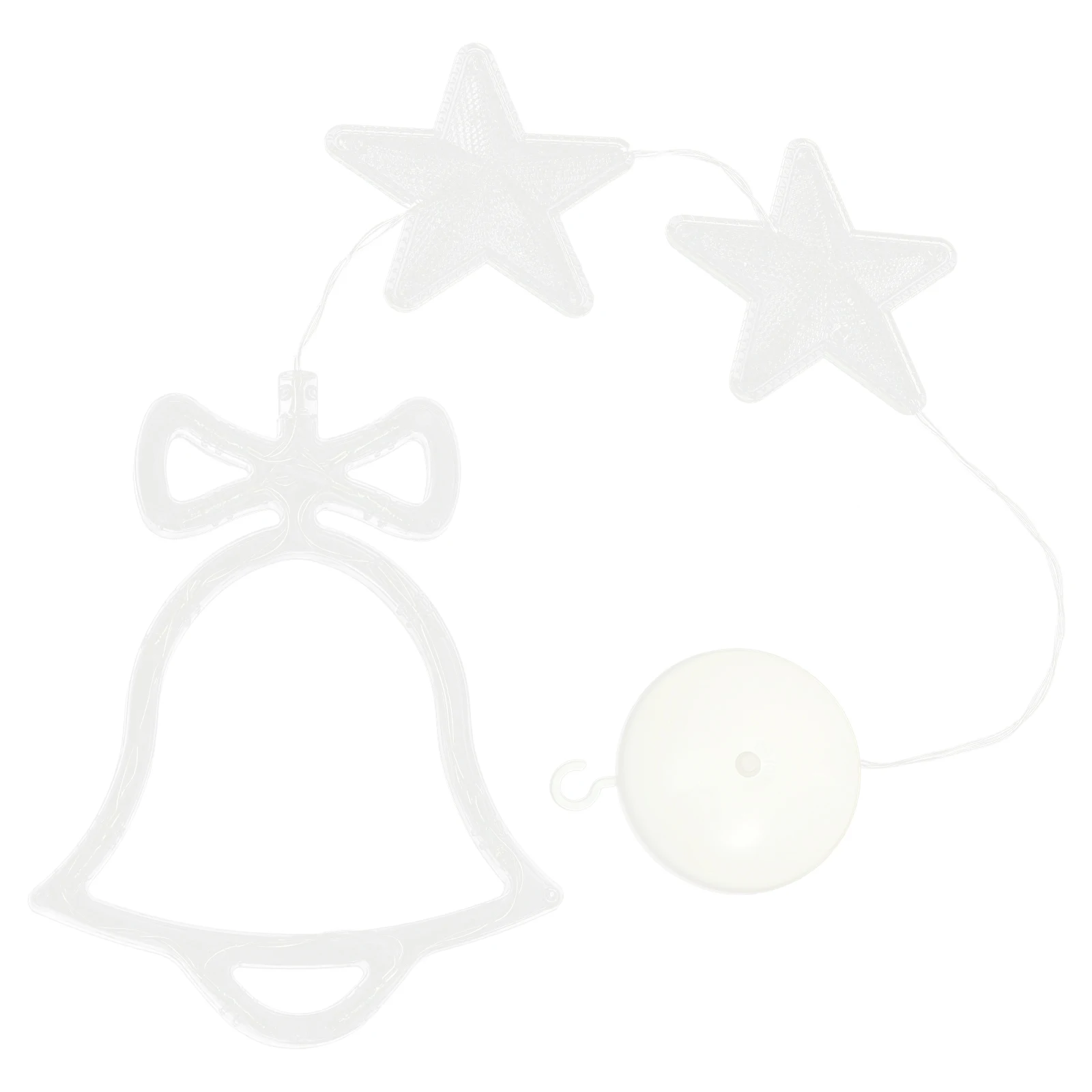 

Christmas Suction Light Pendant High Brightness LED for Window Decor Home Party Shop Indoor Xmas Lights Festival Decoration