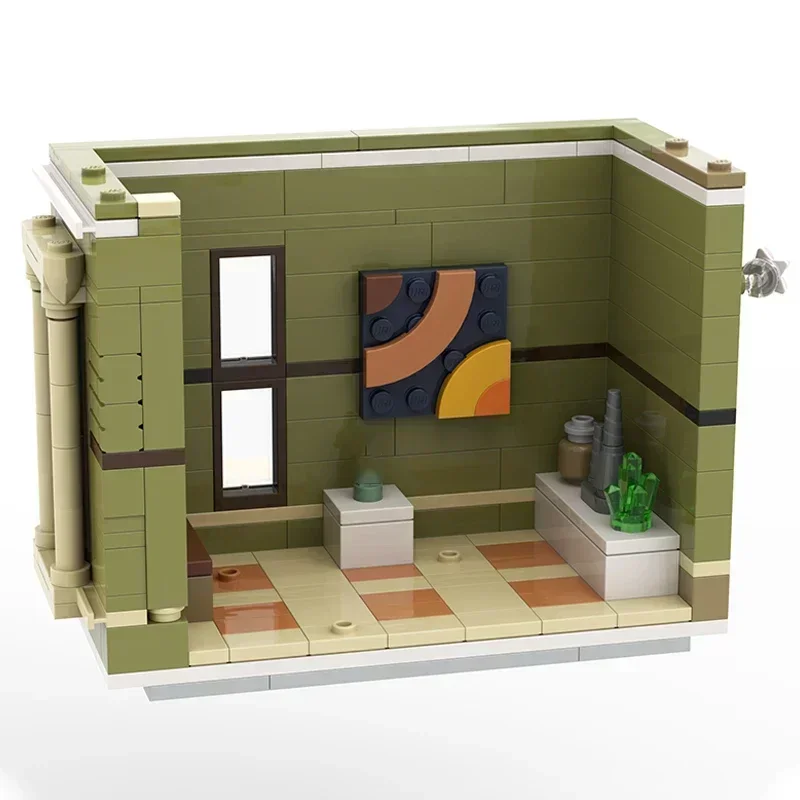 스트리트 뷰 모델 모크 빌딩 블록 기념물 자연사 박물관 기술 블록 선물 장난감 DIY 세트 조립 크리스마스