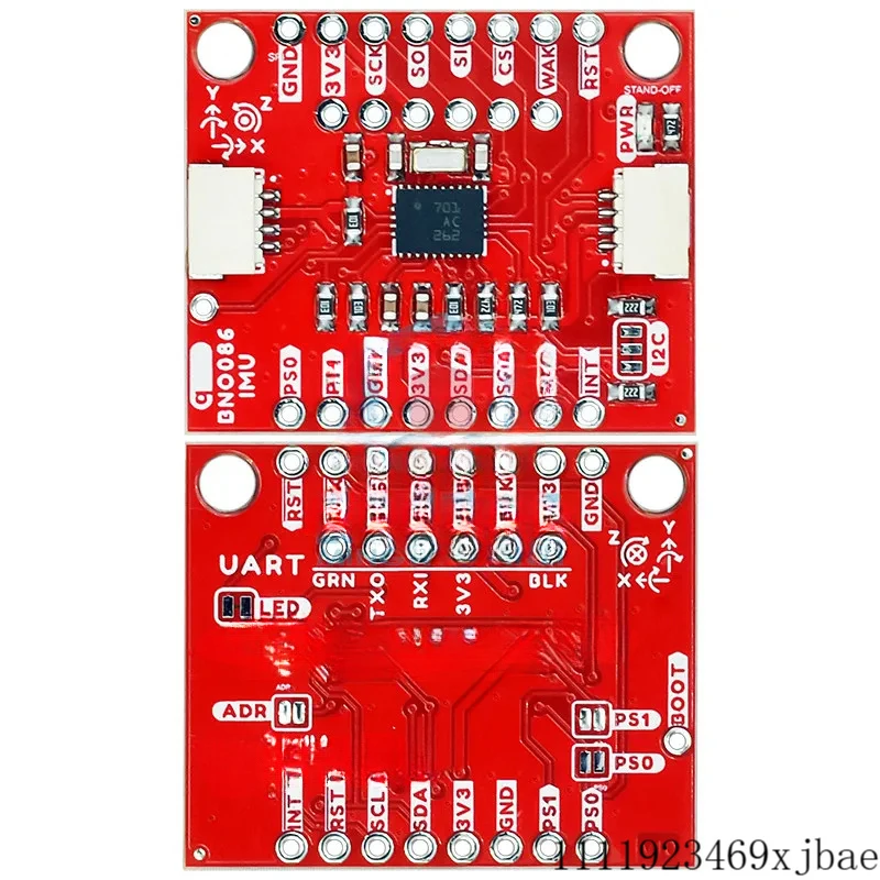 VR IMU Breakout - BNO086 (Qwiic) triaxial accelerometer/gyroscope/magnetometer