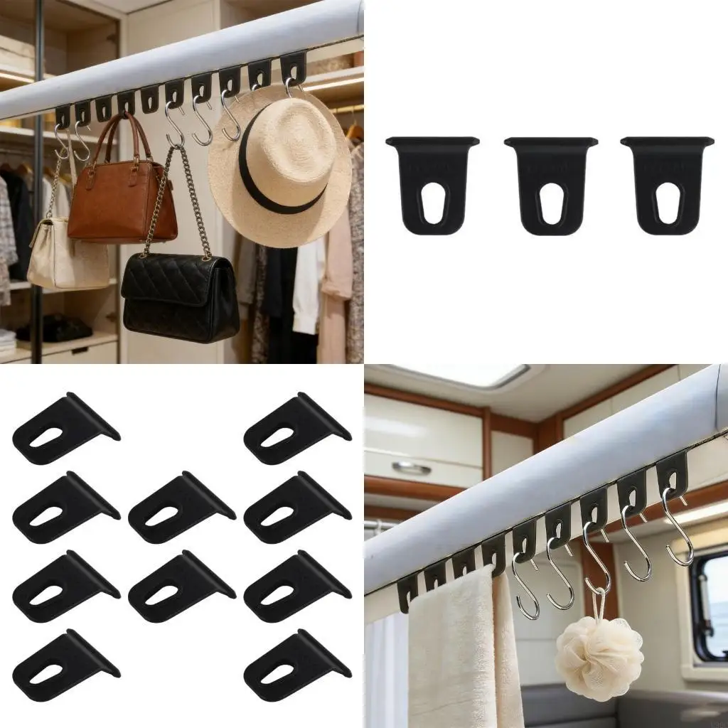 RVs Awning Hooks 10Pcs Plastic Awning Hanger Clip For Easy Setup And Storage New