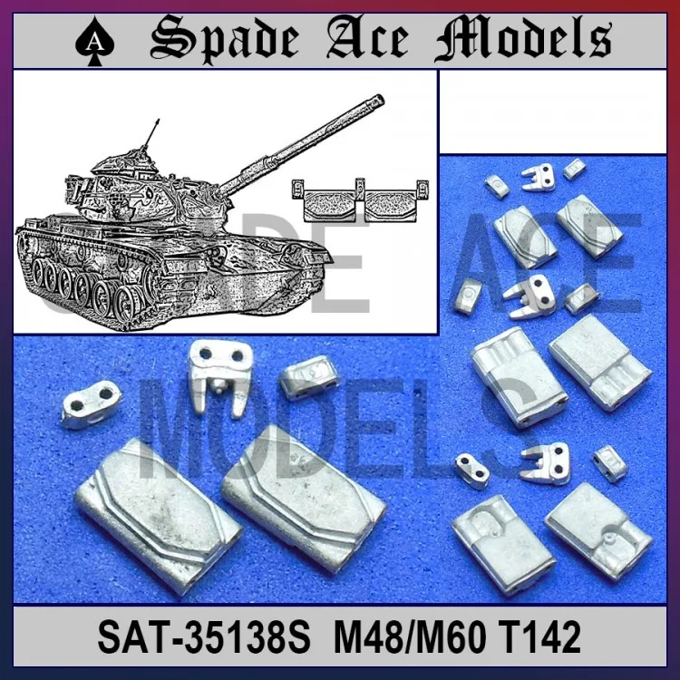 Spade Ace Models SAT-35138S 1/35 Scale Metal Track For US M60/M48 T142 Special