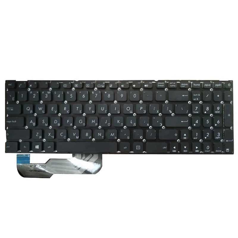 New Laptop Russian Keyboard for Asus R541U R541UA VM591U VM591UV VM591U VM591UV X541SC Black RU Keyboard