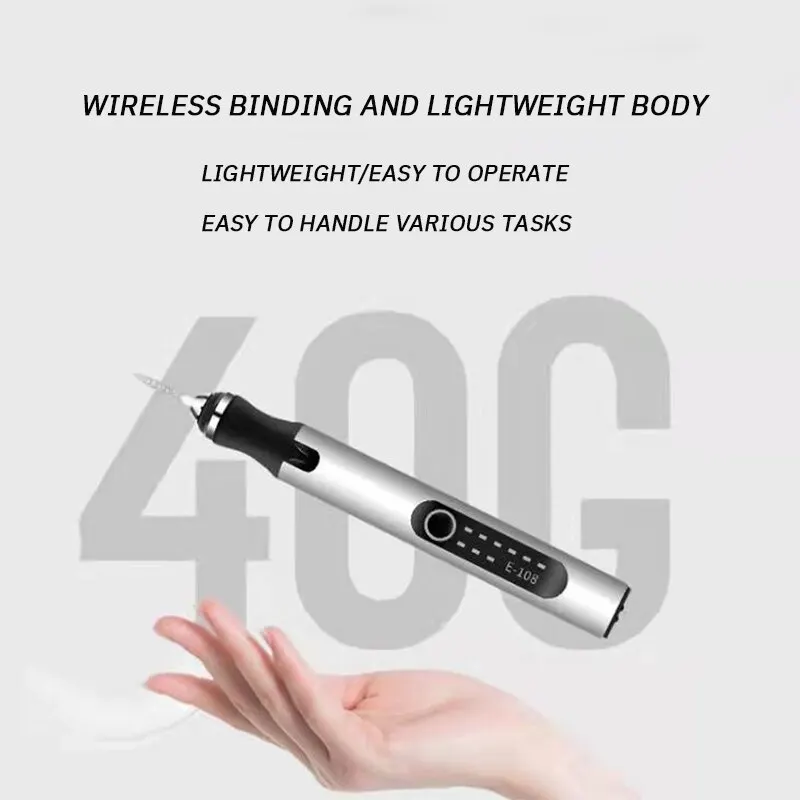 Micro Engraving Pen Three Speed Adjustable USB Charging Wireless DIY Grinding Machine Drilling Egg Carving Combination