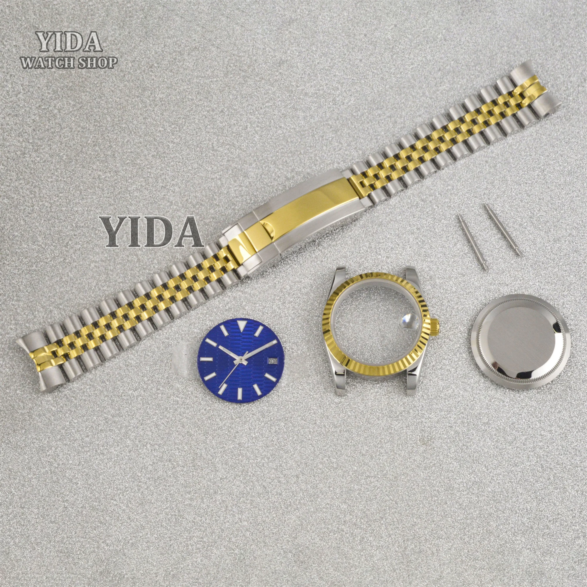 Корпус NH35, 36/39 мм, мужские часы, ремешок из нержавеющей стали, циферблат 28,5 мм, светящиеся стрелки для Datejust NH36, автоматический механизм, механический